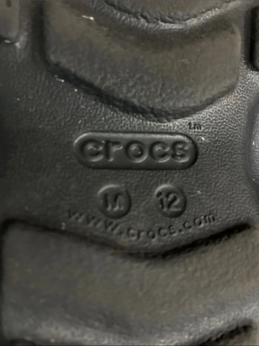 Crocs Men’s 12M Navy Like New